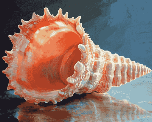 Horse Conch Seashell Diamond Painting