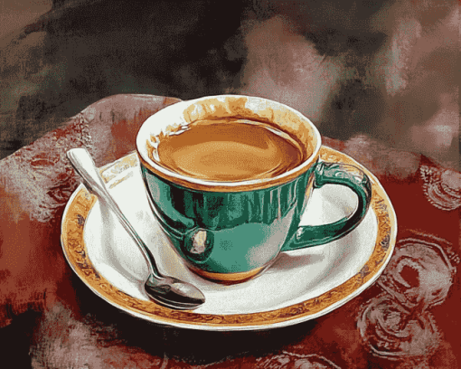 Hot Coffee Cup Diamond Painting