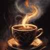 Hot Coffee Fantasy Diamond Painting