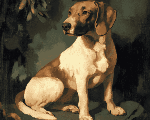 Hound Dog Diamond Painting