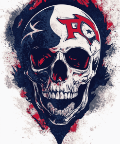 Houston Texans Skull Diamond Painting