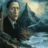 Howard Phillips Lovecraft Vintage Diamond Painting