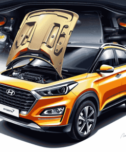 Hyundai Creta Car Engine Diamond Painting