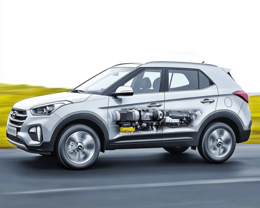 Hyundai Creta Speed Diamond Painting