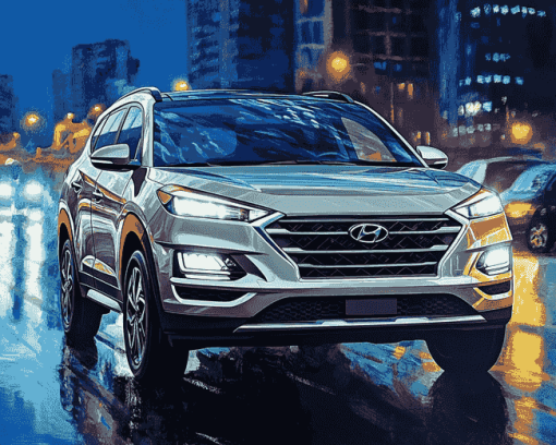 Hyundai Tucson Engines Diamond Painting