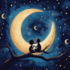 I Love You To The Moon And Back Quote Diamond Painting