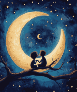 I Love You To The Moon And Back Quote Diamond Painting