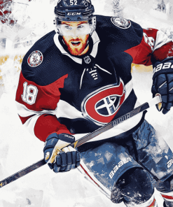 Ice Hockey Star Pierre Luc Dubois Diamond Painting