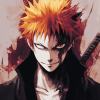 Ichigo Kurosaki Anime Diamond Painting