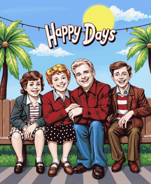 Iconic Happy Days Cast Diamond Painting