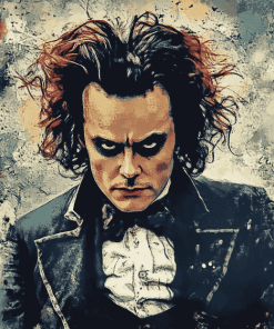 Iconic Sweeney Todd Movie Diamond Painting