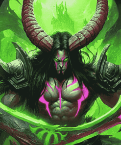 Illidan Stormrage Anime Diamond Painting