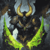 Illidan Stormrage Fantasy Diamond Painting