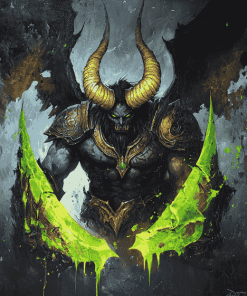 Illidan Stormrage Fantasy Diamond Painting