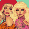 Illustration Trixie And Katya Animation Diamond Painting