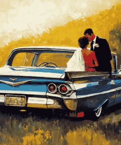 Impala Car Couple Diamond Painting