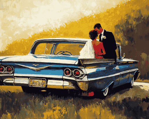 Impala Car Couple Diamond Painting