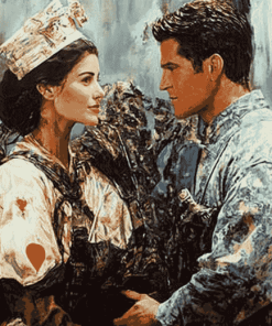 In Love And War Film Characters Diamond Painting