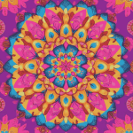 Indian Floral Blossoms Diamond Painting