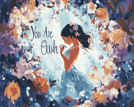 Inspirational You Are Enough Diamond Painting