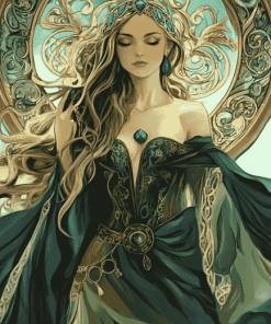 Irish Fantasy Goddess Diamond Painting