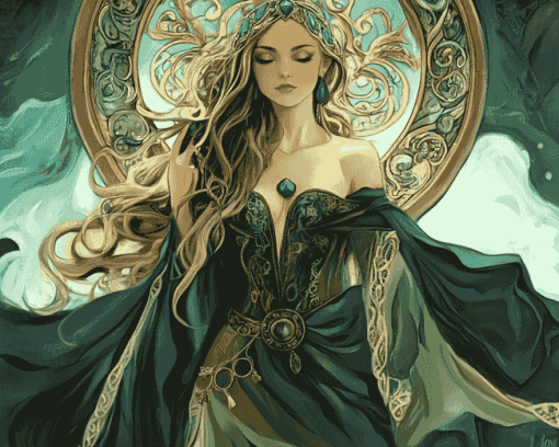 Irish Fantasy Goddess Diamond Painting