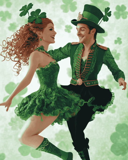 Irish Leprechaun Dance Diamond Painting