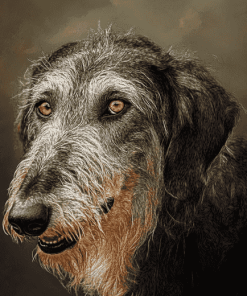 Irish Wolfhound Puppy Diamond Painting