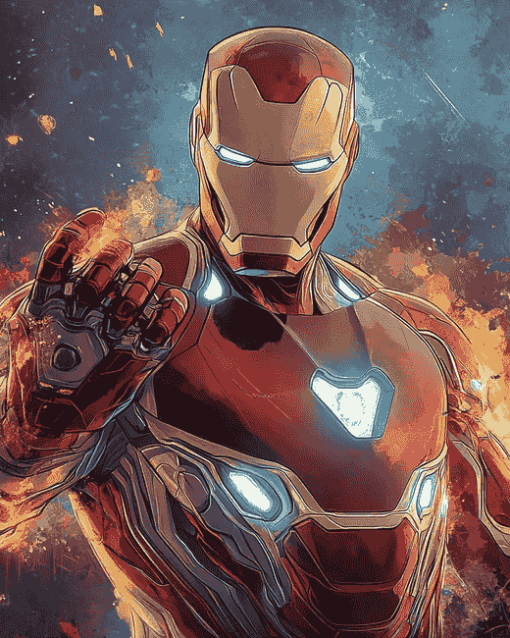 Iron Man Superhero Avengers Diamond Painting