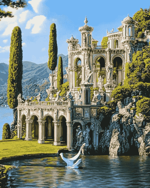 Isola Bella Palaces Diamond Painting