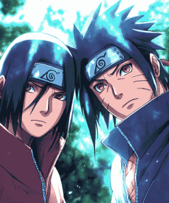 Itachi and Sasuke Anime Diamond Painting