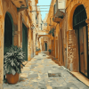 Italy Alleys in Mazara del Vallo Diamond Painting