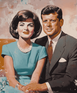 JFK Jacqueline Art Diamond Painting