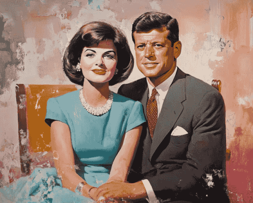 JFK Jacqueline Art Diamond Painting