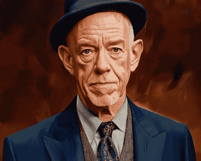 Completion of JK Simmons Diamond Painting