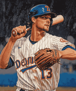 Jacob DeGrom Baseball Legend Diamond Painting