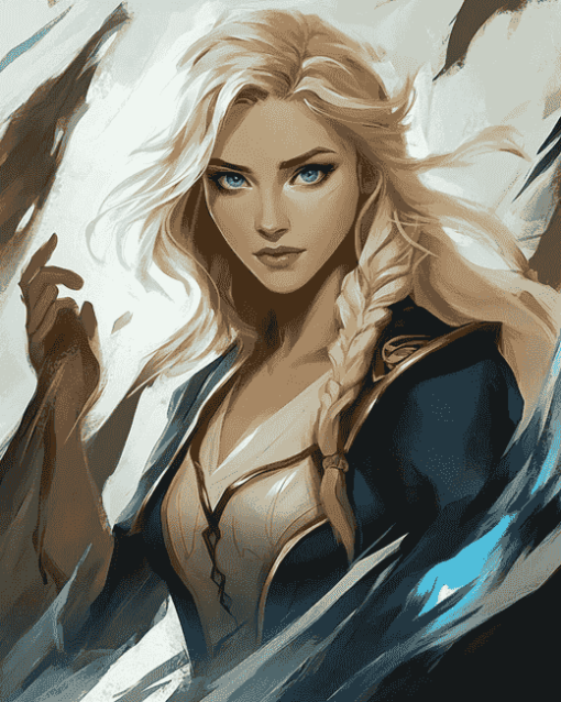 Jaina Proudmore Video Game Diamond Painting