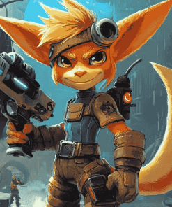 Jak and Daxter Adventure Diamond Painting