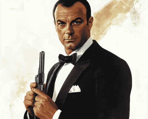 James Bond Character Diamond Painting