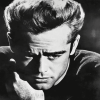 James Dean Black and White Diamond Painting