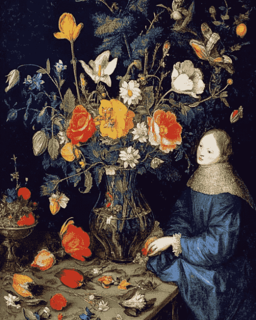 Jan Brueghel's Blooming Vase Diamond Painting