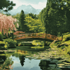 Japanese Mountain Gardens Diamond Painting