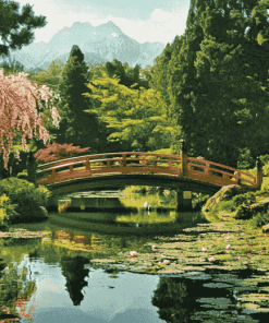 Japanese Mountain Gardens Diamond Painting