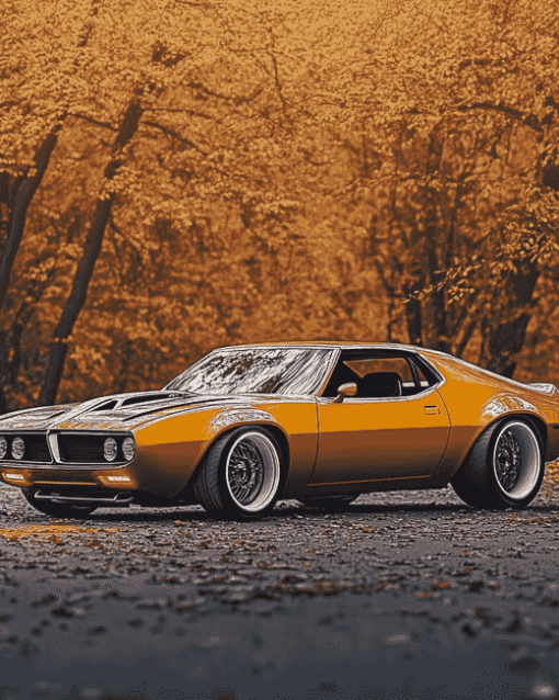 Javelin AMX Classic Car Diamond Painting