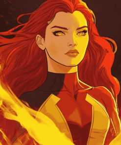 Jean Grey Animation Diamond Painting