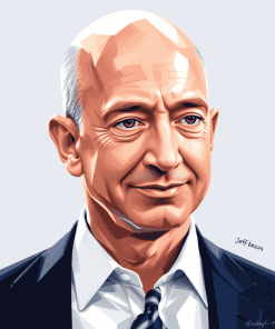 Jeff Bezos Business Icon Diamond Painting