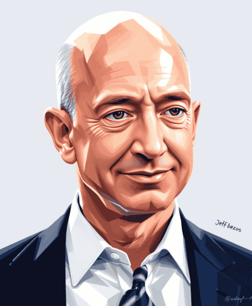 Jeff Bezos Business Icon Diamond Painting