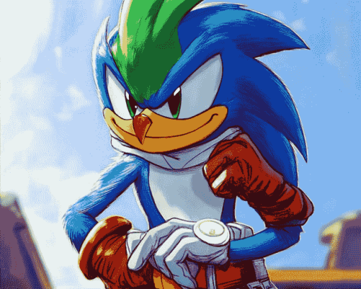 Jet The Hawk Sonic Diamond Painting