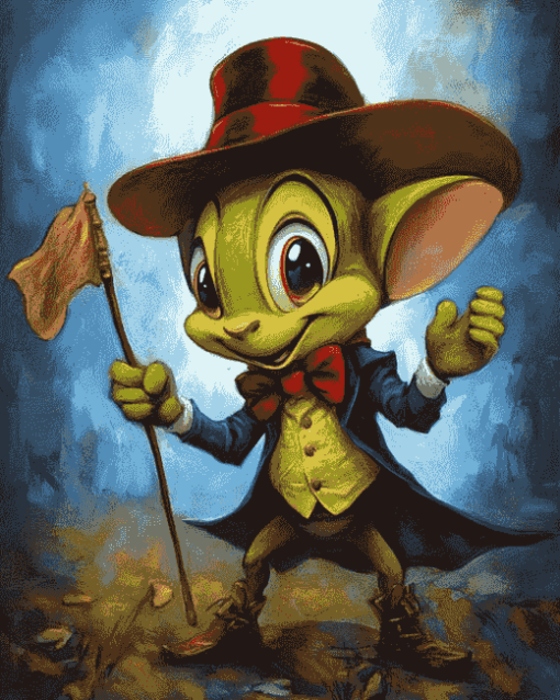 Jiminy Cricket Animation Diamond Painting