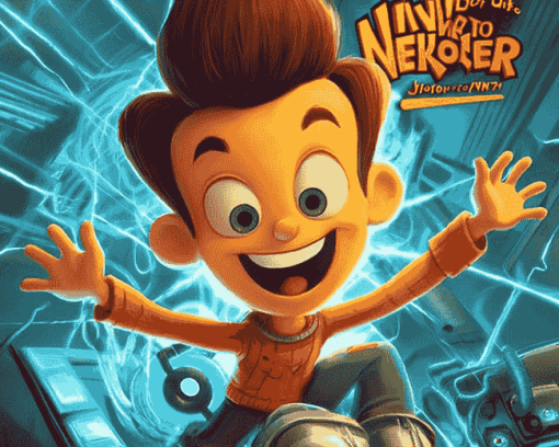 Jimmy Neutron Animation Diamond Painting